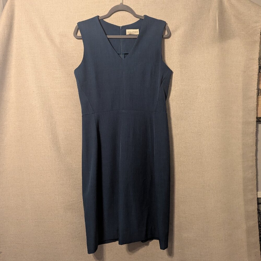 M.M. LaFleur 'Annie' A-Line Dress, Teal, Size 14